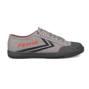 Grey / Orange Men's Feiyue FE LO 1920 Shoes | Ja7UEwHC