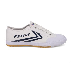 White / Navy Men's Feiyue FE LO 1920 Shoes | 3aCzZgIj