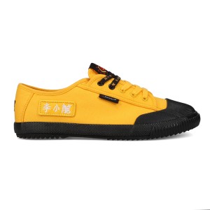 Yellow / Black Men's Feiyue Bruce Lee 1920 Fe Lo Shoes | Ja8zDKZR