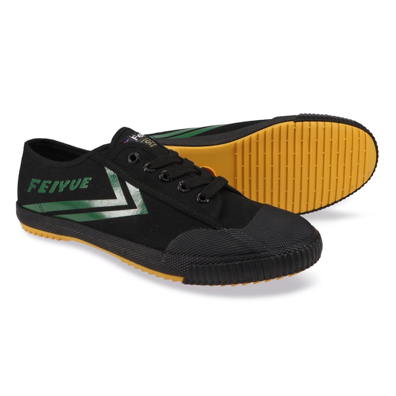 Black / Green Men's Feiyue FE LO 1920 Shoes | NxkldkrZ