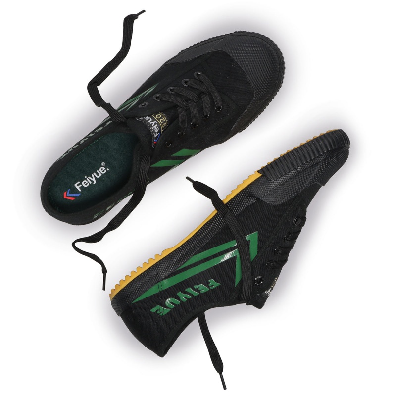 Black / Green Men's Feiyue FE LO 1920 Shoes | NxkldkrZ