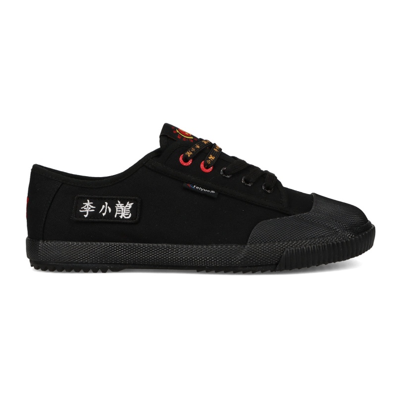 Black / Red Men\'s Feiyue Bruce Lee 1920 Fe Lo Shoes | WcrOTJ2E