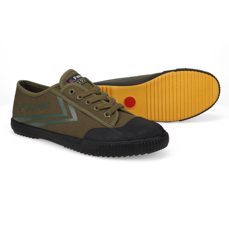 Olive Men's Feiyue FE LO 1920 Shoes | LJ1T75gw