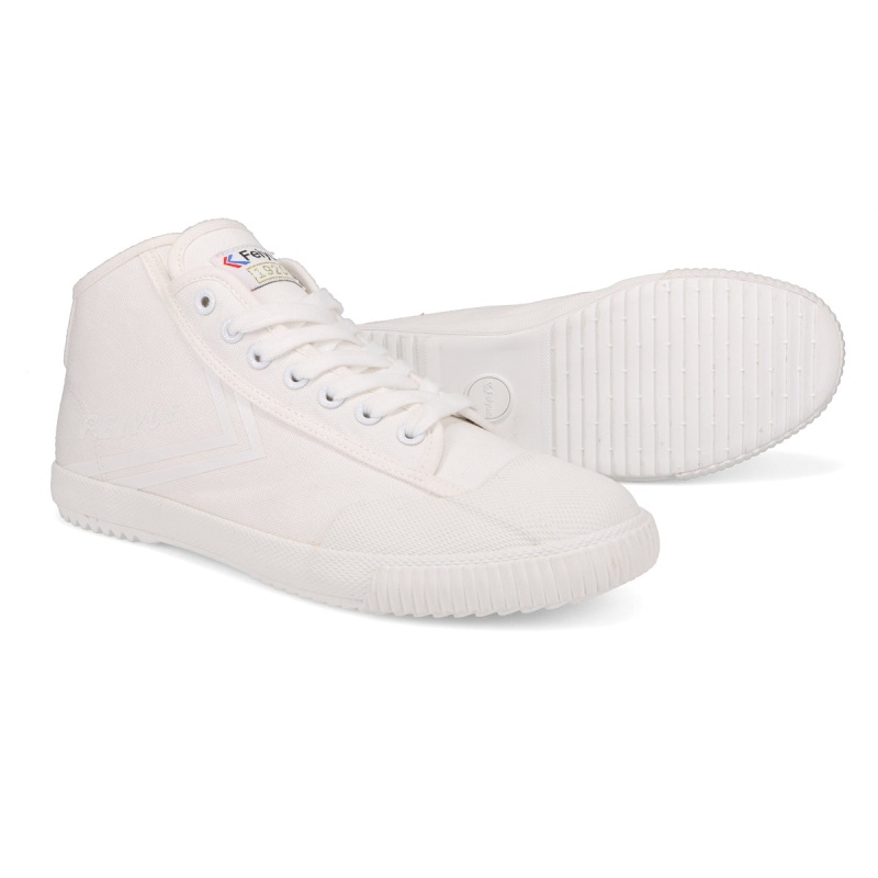 White Men's Feiyue FE MID 1920 Shoes | cxkqmIoE