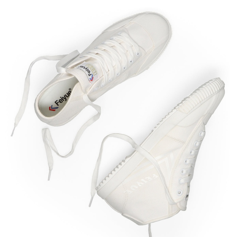 White Men's Feiyue FE MID 1920 Shoes | cxkqmIoE