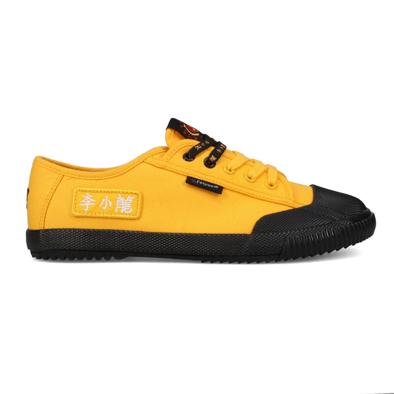 Yellow / Black Men\'s Feiyue Bruce Lee 1920 Fe Lo Shoes | Ja8zDKZR